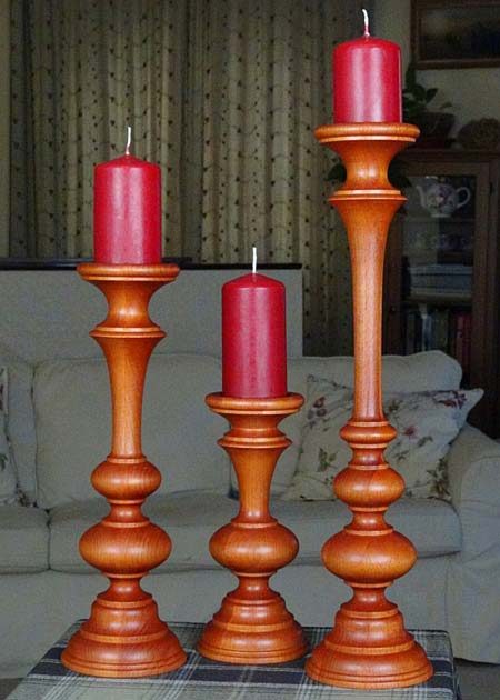 Kerzenstaender aus Holz KSE MOF