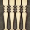 Tischbeine Holz mit ausergewöhnlich charackteristischen Motiven, Linde, TL39