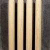 Tischbeine Holz mit einfachen, walzenförmigen Motiven, Eiche, TL47