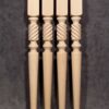 Tischbeine Holz mit kurzen Seilgeflecht-Motiven, TL26