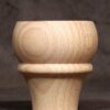 Möbelfüße Holz mit klassischem Motiv und schön gebogenem unterem Teil, GM67